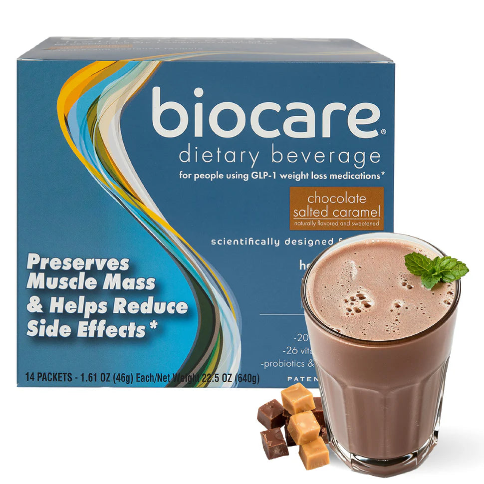 Biocare Dietary Beverage for People using GLP-1 Medications such as Semaglutide and Tirzepatide by Proti Care